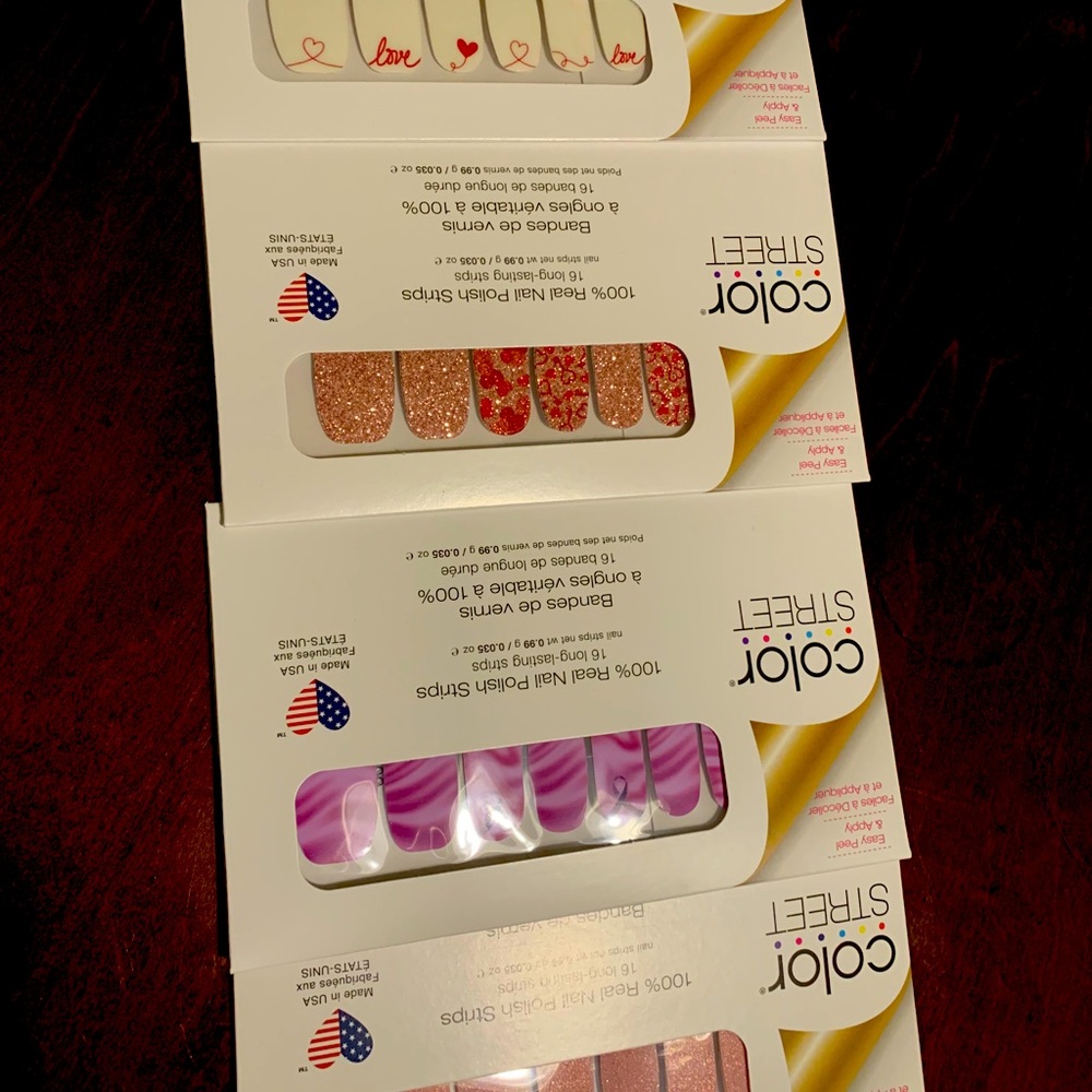 Color street Valentine’s Day collection 4 sets